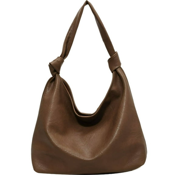 TELOLY Brown Purses for Women,Large Capacity Design Hobo Bags for Women,Meets Commuting Needs Women'S Handbags,Brown