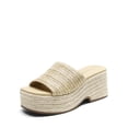 thumbnail image 1 of Sandalia DREAM PAIRS DWUMSS2502 Plataforma Cuña Nude 7,5 cm, 1 of 7