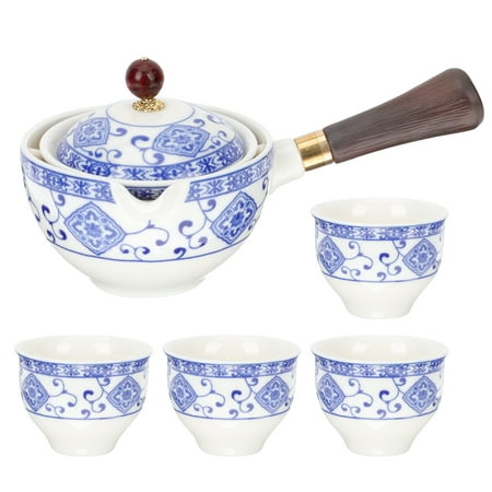 

Tea Set Chinese Ceramic Pot Cup Teapot Kung Fu Porcelain Maker Kettle Kungfu Mini Gongfu 360 Travel Small Rotation