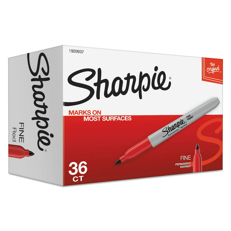Sharpie Fine Tip, Assorted Colors 36 ct - The School Box Inc