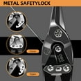 thumbnail image 4 of Deli 10 Inch Straight Aviation Tin Snips,Heavy Duty Metal Cutter Shears for Cutting Metal Sheet,Super Sharp Hand Tool Nippers, CRV Steel, 4 of 8