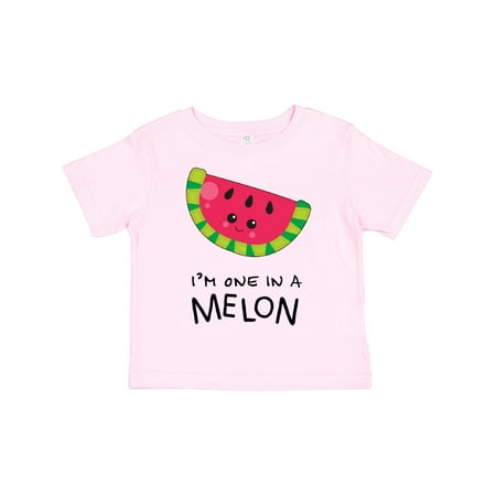 

Inktastic I m One in a Melon Watermelon Humor Gift Toddler Boy or Toddler Girl T-Shirt