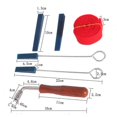 thumbnail image 4 of Professional Piano Tuning Kit, Piano Tuner Hammer Mute , Piano Tuning Lever Tools, 4 of 5