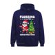 thumbnail image 4 of Sudadera con capucha personalizada para hombre con hilo dental de Papá Noel alrededor del árbol de Navidad y luces, nueva moda, con estampado, 4 of 5