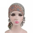 thumbnail image 6 of Comfortable Elastic Head Cover Hat For Chemotherapy Patients Fashion Print Pattern Headwear Chemo Head Accessory, 6 of 8