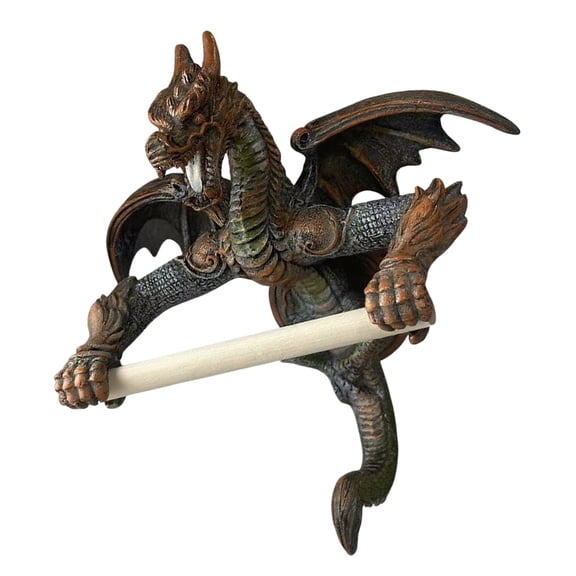 Wall Mounted Tissue Roll Holder Unique Dragon Toilet Paper Roll Holder