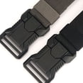 thumbnail image 5 of TEAJOPSUU Men's Lightweight-Duty Nylon Belt with Quick Release Plastic Buckle- Adjustable Utility Belt for Outdoor Work Hiking Cargo Pants Trim to Fit Dark Gray, 5 of 7
