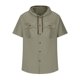 thumbnail image 4 of pstuiky camiseta de hombre, Blusa informal de manga corta con capucha, botones y bolsillo con cordón de color sólido para hombre. ropa de hombre l, 4 of 6