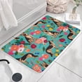 thumbnail image 3 of German Shepherd Dog and Flower Flannel Non Slip Door Rugs,Washable Door Mats Indoor,Decorative Door Mats,Dirt-Resistant and Absorbent Doormat for Entrance,Bedroom,Kitchen,Bathroom,23.5x16in(60x40cm), 3 of 5