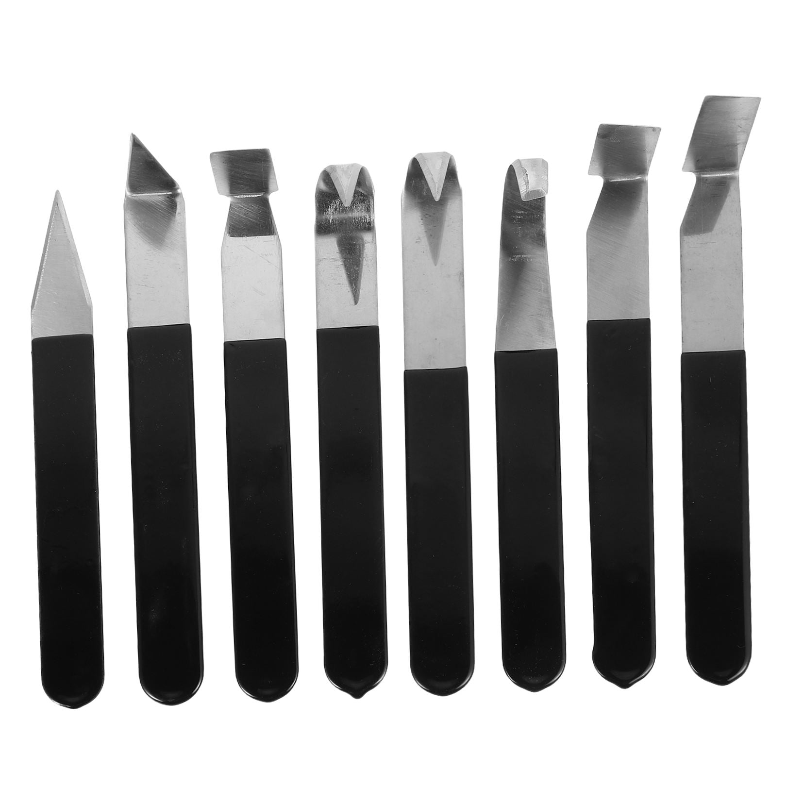 unbranded 8pcs Pottery Sculpting Tools Stainless Steel Clay Hand Tools for Pottery Sculpture and Model Making Trimming and Carving Cutter