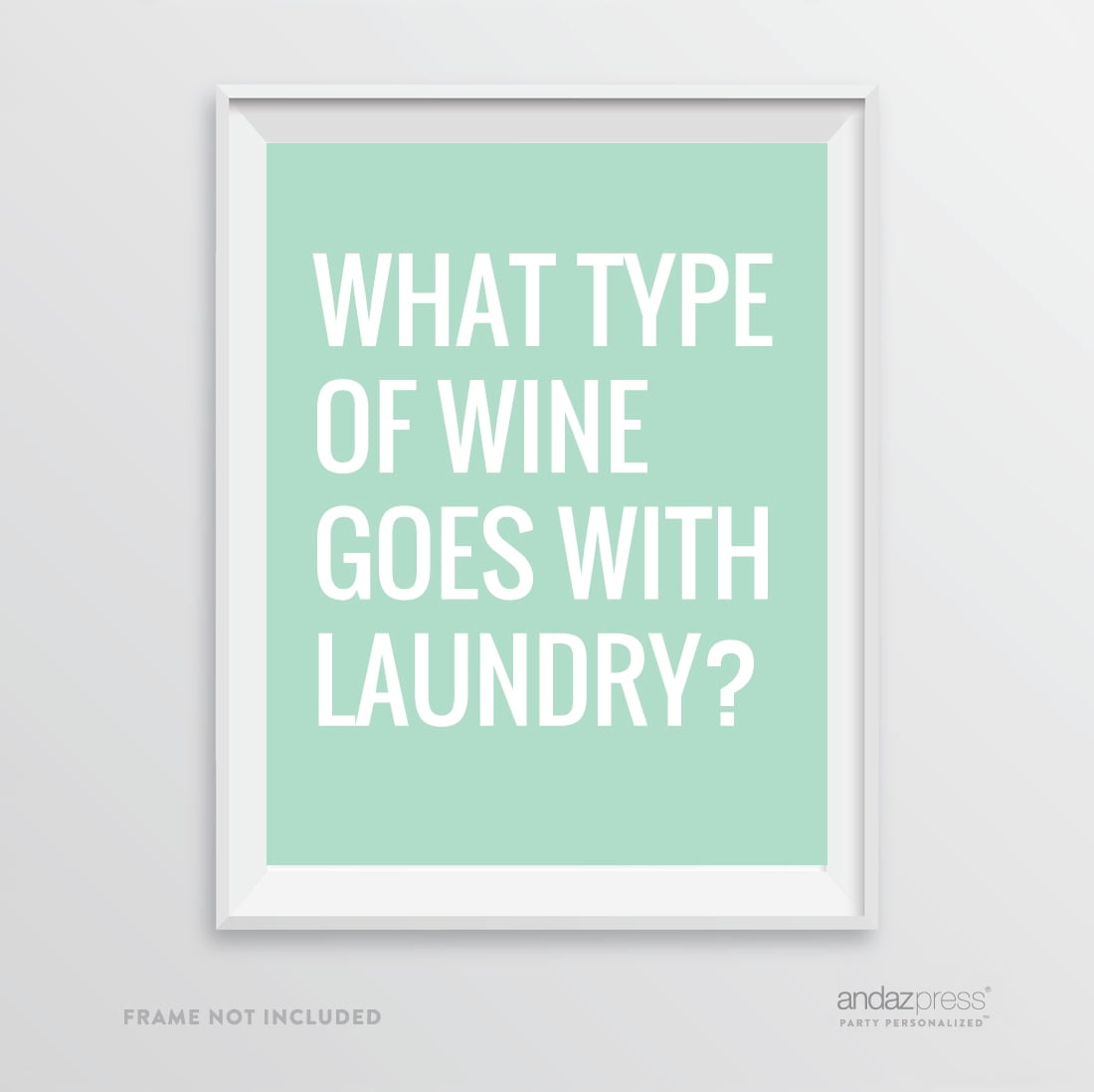 What Type of Wine Goes Best With Laundry?, Mint Green Laundry Room Wall