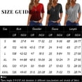 thumbnail image 3 of Camiseta de Mujer Camiseta Estampado Botón Manga Corta Diario Fin de Semana Moda Básico Cuello en V Top Regular Azul/L, 3 of 5