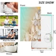 thumbnail image 2 of SKYSONIC 2PCS Cotton Towel Set,Quick Drying Washcloths,Soft and Breathable Bath Towel Hand Towels for Kitchen Bathroom Gym Beach-Seashells and Starfishes, 2 of 7