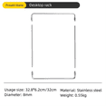 thumbnail image 2 of Outdoor -Table Supply Portable Stainless Steel Camping -Table Accessories New,Desktop Rack, 2 of 8