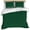Green, variant on 3 Piece Pure Olive Green Duvet Cover Set Queen Size, Microfiber Comforter/Quilt Cover with Corner Ties and 2 Pillowcases, Simple Solid Color All Season Soft Bedding with Zipper Closure
