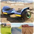thumbnail image 5 of Gyroor Self Balancing Scooter New G13 All Terrain Balancing Scooter with LED Lights, Self Balancing Off Road with Bluetooth for Kids ages 6-12 and Adults-Galaxy Blue, 5 of 8