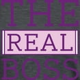 thumbnail image 3 of CafePress - The Real Boss Womens Tri Blend T Shirt - Womens Tri-blend T-Shirt, 3 of 4