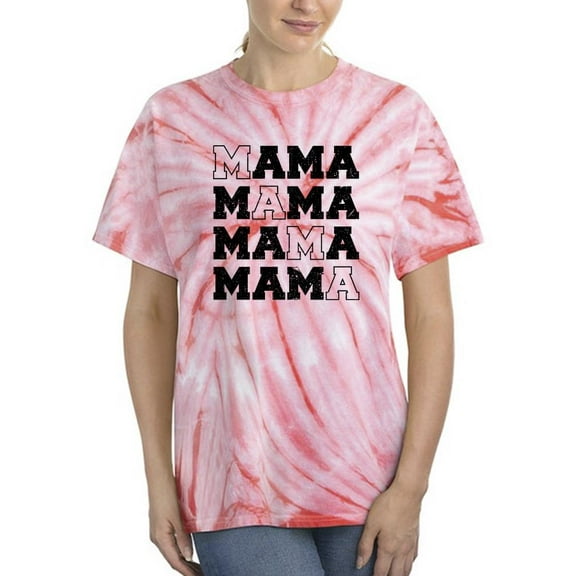 Mama Mama Banner Tie Dye Cyclone Women -Smartprints Designs, Female XX-Large