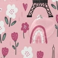 thumbnail image 4 of Coolnut Eiffel Tower Bath Curtain Rugs Sets 2 Pcs, Bathroom Theme Set with Shower Curtain and Non-Slip Carpet, 60x72in + 23.6x15.7in, 4 of 7