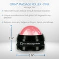 thumbnail image 6 of Core Products Omni Massage Ball Manual Roller Massager for Self Massage Therapy Tool, Black Cap - Pink, 6 of 6