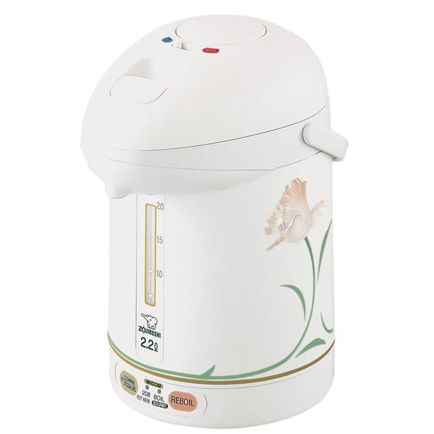 Zojirushi CWPZC22FC Super Boiler, 2.2 Liter White Ballerina