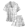 thumbnail image 3 of MIASHUI Easter Kid DIY Hand Painted Homewear Set Colouring Pajama Sets for Boy and Girl,White,6-7 Years, 3 of 4
