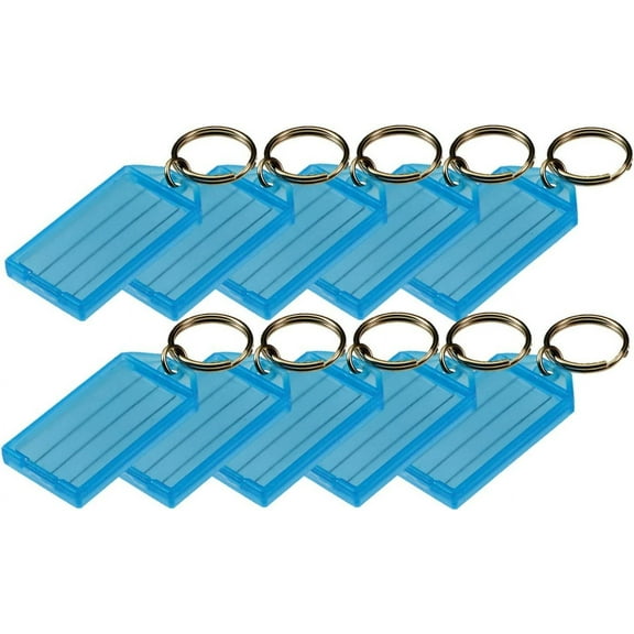Lucky Line 6053010 Blue Tag with Split Ring 10/bag