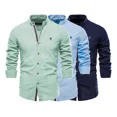 thumbnail image 4 of Camisa Slim Fit Calidad Moda Casual Formal Manga Larga Hombr, 4 of 8