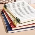 thumbnail image 4 of LYINGF B5 Transparent Cover English Loose Notebook,Telescoping Binder Notebook,B5 Spiral Ring Notepaper Refillable Double Line English Writing Journal Detachable Ring Lined Paper Notebook ﻿, 4 of 7