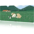 thumbnail image 1 of Cute Desk Mat Kawaii Mousepad Anime Aesthetics Desk Pad XXL Cute Checke and Mouse Pad Computer Keyboard Mat Office Desk Pad Protector .&#X.&#, 1 of 7