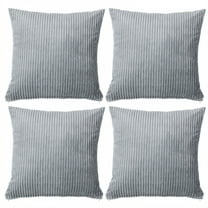 AUQ 4Pcs Decorative Pillow Covers Fine Stitching 16X16 Pillow Covers Dust Resistant Couch Pillow Covers Style4