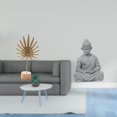 thumbnail image 2 of Escultura de hoja de metal, estatua de hoja de mono, figura de Buda, hierro, arenisca, madera, pieza decorativa con detalles artísticos, adecuada para, 2 of 8