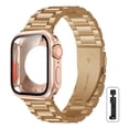 thumbnail image 1 of Correa Para Apple Watch, Acero Inoxidable con Funda Ultra, Compatible con 40/41/42/44/45/46mm, 1 of 5