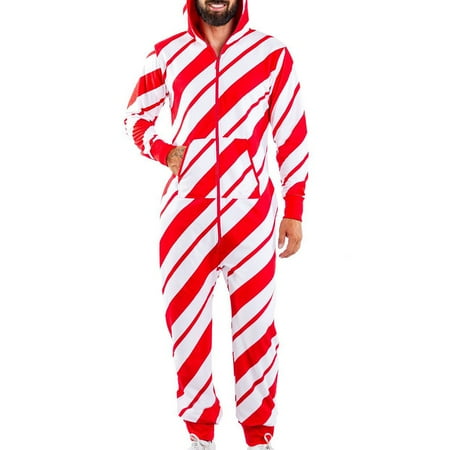 

Dadaria Pajamas for Women Men Fashion Fall Winter Christmas Printed Rompers Pajamas Red XXL Men