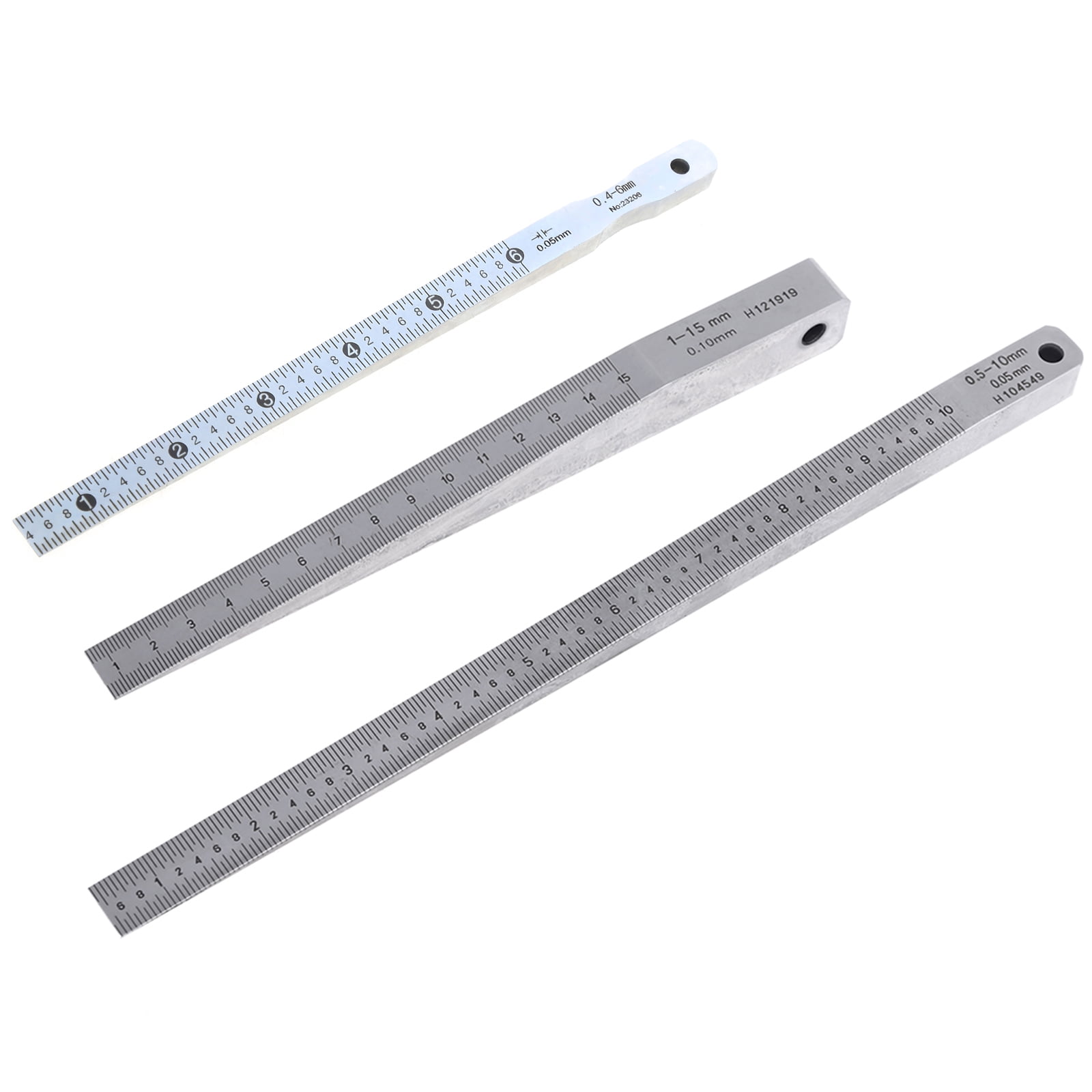 lanema Taper Gauge Welding Feeler Wedge Gauge 1-15mm 0.5-10mm 0.4-6mm for Construction