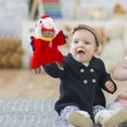 thumbnail image 2 of Simulation Soft Bird Parrot Plush Sleeve Hand Puppet Stuffed Doll Toy Kids Gift Green, 2 of 3