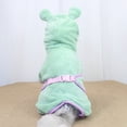 thumbnail image 6 of Pnellth Pet Bathrobe Towel Coral Fleece Super Absorbent Hooded Drawstring Quick Drying Large Medium Small Dogs Cats Drying Coat, 6 of 8