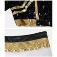 thumbnail image 7 of Popular Singer Group Cosplay Costume, Pop Star Printed Black Outfit with 2 Waist Accessories, Halloween Costumes Outfit, for Halloween Cosplay Party, 7 of 7