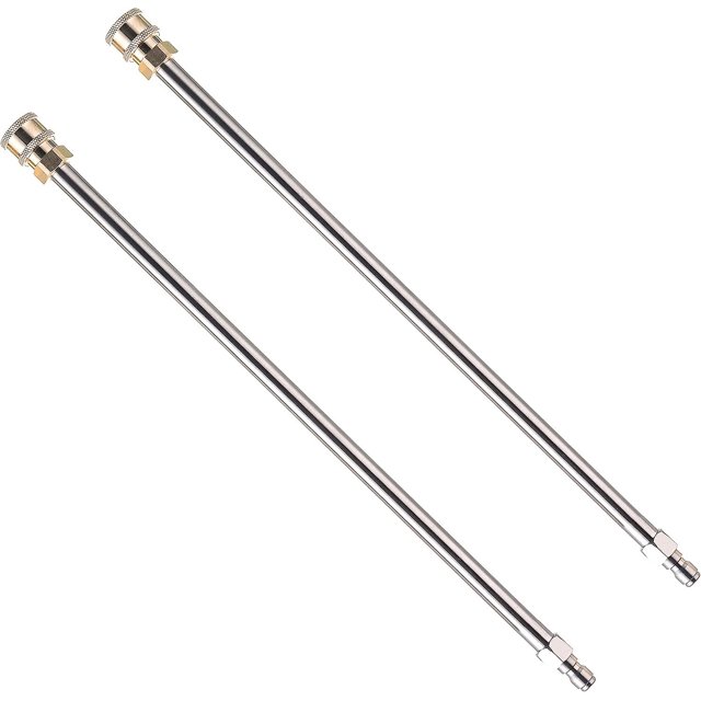 Pressure Washer Extension Wand, 17 inch Power Washer Replacement Lance, 1/4 Quick Connect, 2 PCS