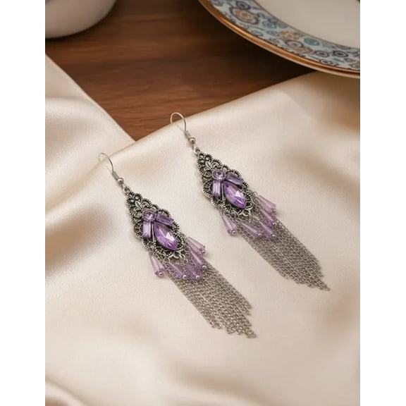 Delicate Earrings Retro Fringed Ethnic Earrings Pretty