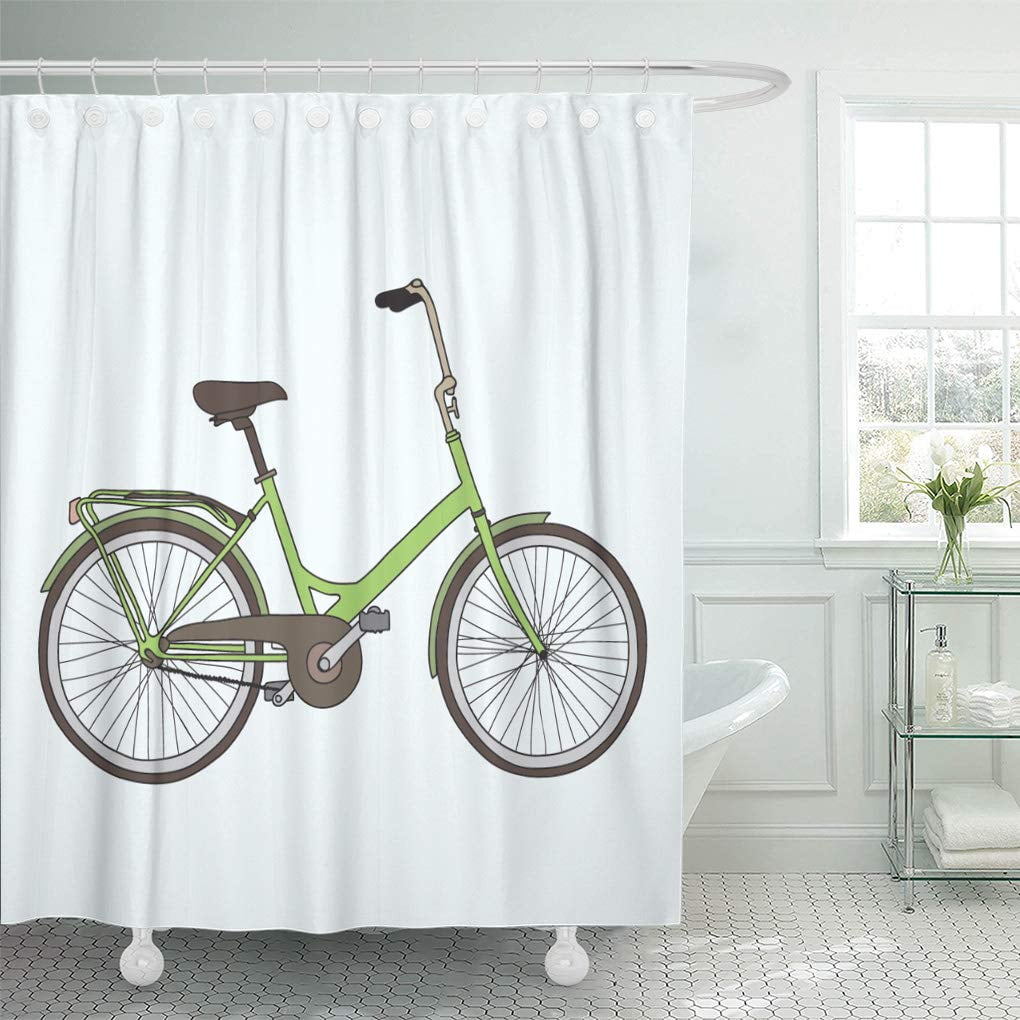 ATABIE Blue Action Bike Green Antique Bicycle Black Brake
