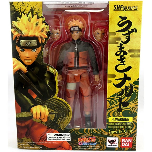 Naruto Shippuden 6 Inch Action Figure Tamashii Nations - Naruto (Shelf Wear  Packaging) 