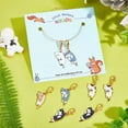 thumbnail image 2 of 8 Pcs Cat Stitch Markers Alloy Enamel Crochet Stitch Marker Charms Locking Stitch Marker with Lobster Claw Clasps for Knitting Weaving Sewing Accessories Quilting Jewelry Making for DIY Mixed Color, 2 of 9