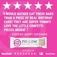thumbnail image 3 of No Cow Dipped Protein Bars, Birthday Cake, Box of 12, 3 of 7