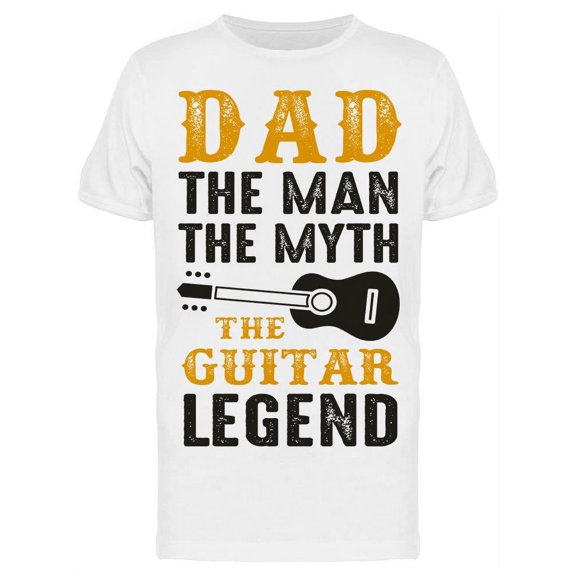 Guitar Quote For Dads T-Shirt Men -Image by Shutterstock, Male 3X-Large