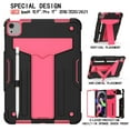 thumbnail image 2 of Epicgadget Case for iPad Pro 11 (2021) (3rd Gen) Heavy Duty Rugged Hybrid Case with Kickstand Pencil Holder Protective Cover for Apple 11 inch iPad Pro (3rd Generation, 2021 Released) (Black/Pink), 2 of 4