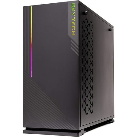 Skytech Gaming - AZURE Gaming Desktop –  AMD Ryzen 5 5600X – NVIDIA GeForce RTX 3070 – 1TB Gen4 SSD – 16GB Memory - Black