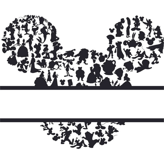 Head Character Cartoon Design Customized Name Wall Decal - Custom Vinyl Wall Art - Personalized Name - Baby Girl Boy Kid Bedroom Wall Decal Room Decor Sticker Decoration Size (30x30 inch)