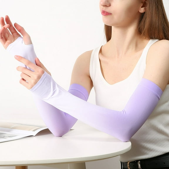 Clearance Apron Sleeve under $5 1 Pair Of Adult Women Or Man Gardening Sleeves Garden Farm Farmers Sleeves Sun Arm Sleeves For Women Men With Thumb Hole