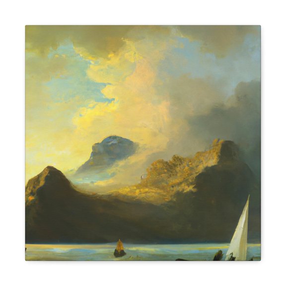 Dinghy at Dawning Light - Canvas